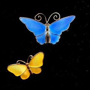 Butterfly Pins: David Anderson & Ivar Holth